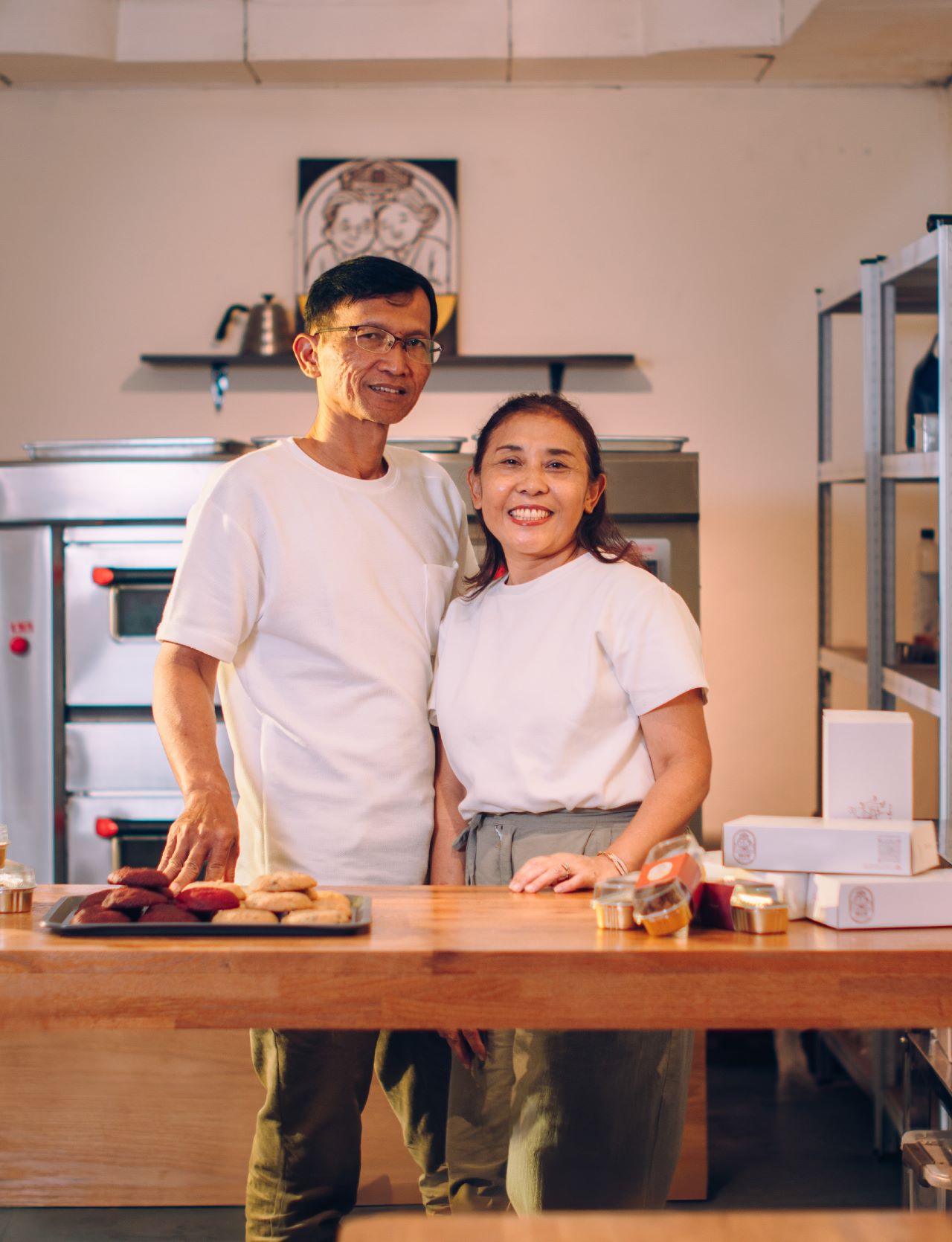 Rahel sebagai Head Chef Pastry di Toko Brow